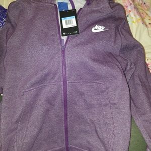 Nike purple jacket new with tags